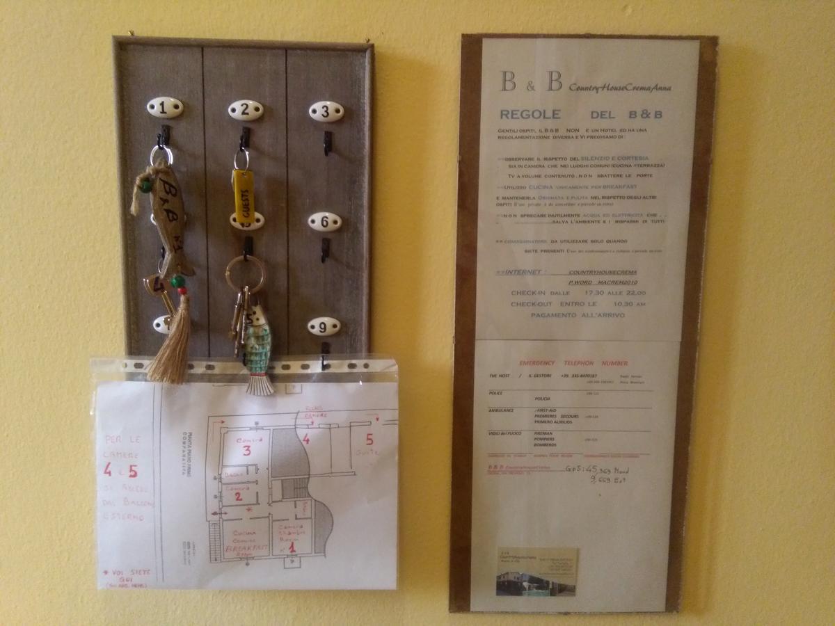 B&B Countryhouseanna Crema Esterno foto